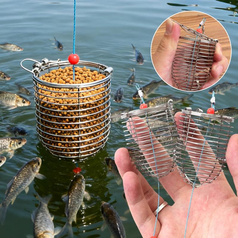 Best Equipment For Fishing - 4.5cm Wire Fishing Lure Cage Set