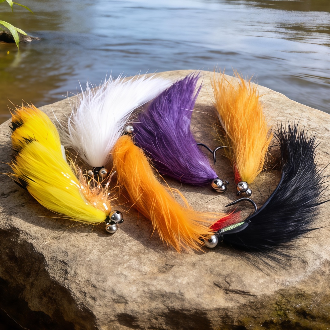 Fishing Equipment Fly - 5PCS Zonker Streamer Flies with 3D