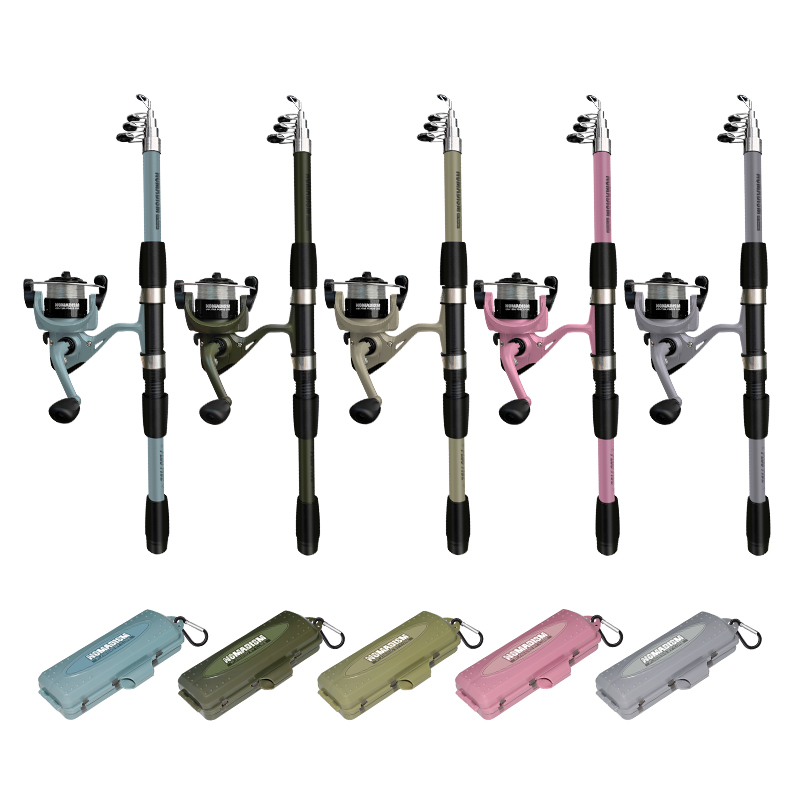 Carbon Fishing Rod - 1.65m Super Lightweight Carbon Fiber Spinning