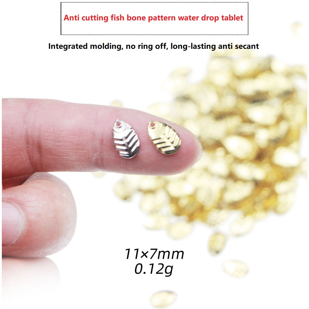 Fishing Equipment Tackle - 50Pcs/lot DIY Fishing Spinner Sequin Rings