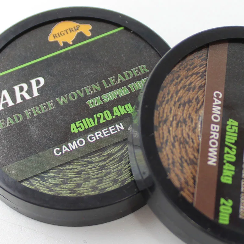 Fishing Equipment Bundle - 20m Carp Fishing Leader Line Lead