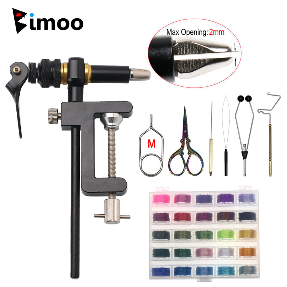 Fishing Equipment Fly - Bimoo 360° Rotation C-Clamp Fly Tying