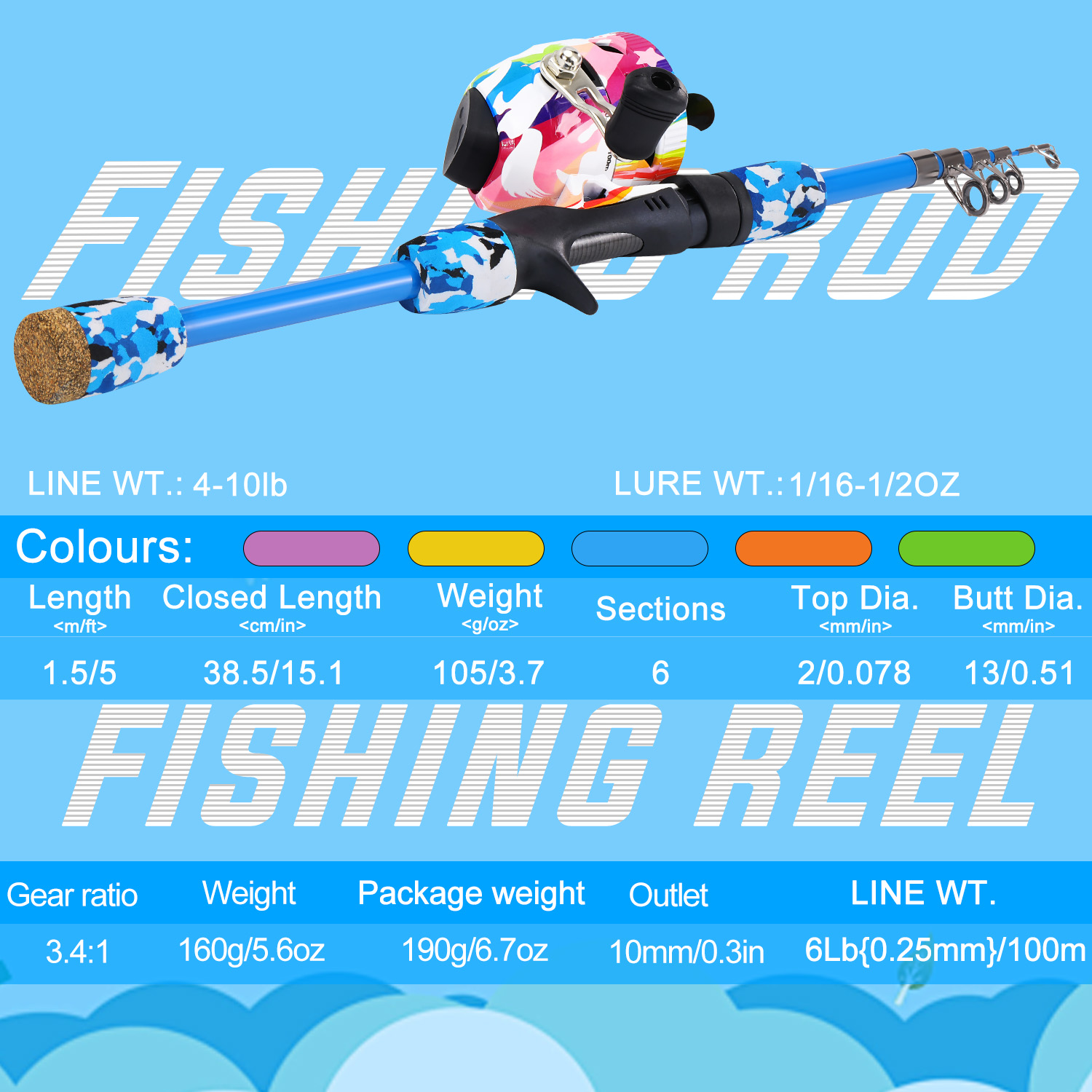 Sougayilang Kids Fishing Combo - Fishing Equipment For Kids 评论和价格