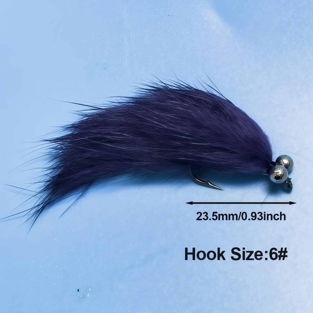 5PCS Zonker Streamer Flies wit - Fishing Equipment Fly 评论和价格