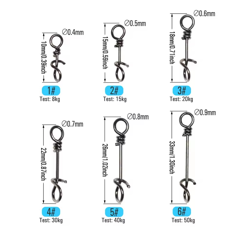 50PCS 10mm ~ 33mm Stainless St - Fishing Equipment Fly 评论和价格