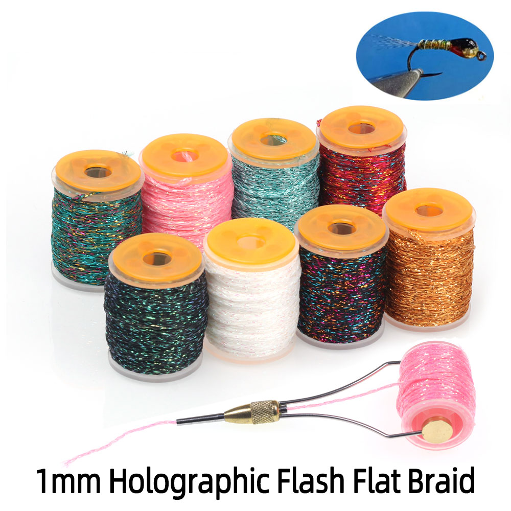 10m/Spool 1mm Holographic Flas - Fishing Equipment Bundle 评论和价格