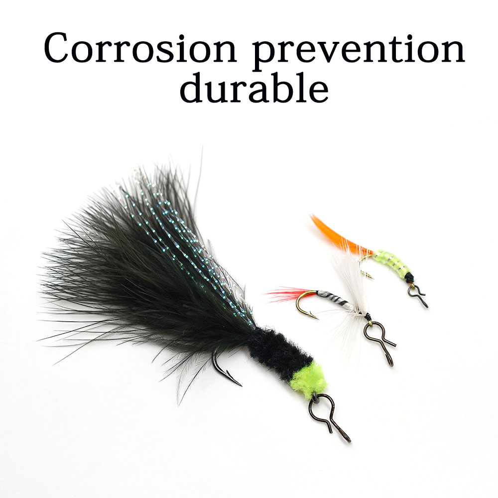 MNFT 50Pcs Fly Fishing Snap Qu - Fishing Equipment Fly 评论和价格