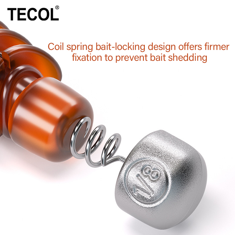 TECOL 1G 1.75G 2.7G 3.5G Spira - Fishing Equipment Tackle 评论和价格