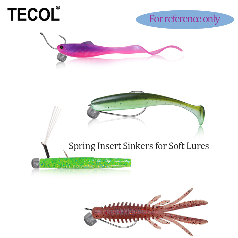 TECOL 1G 1.75G 2.7G 3.5G Spira - Fishing Equipment Tackle 评论和价格