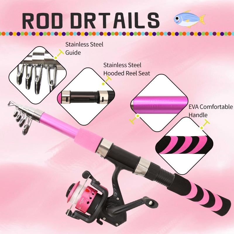 Kids Adult Beginner Fishing Ro - Fishing Equipment For Kids 评论和价格