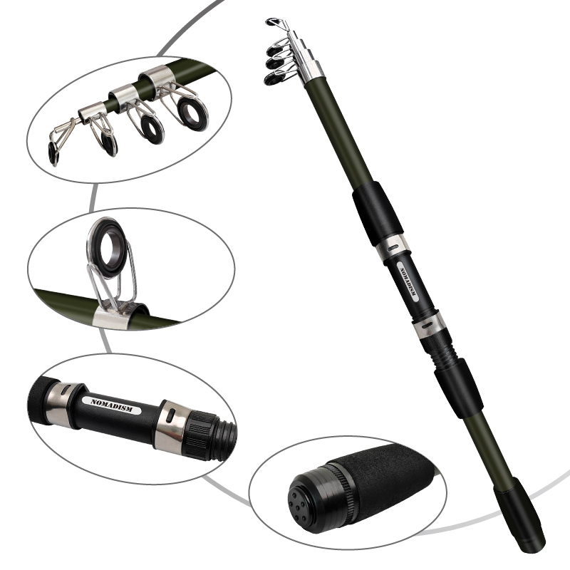 1.65m Super Lightweight Carbon - Carbon Fishing Rod 评论和价格