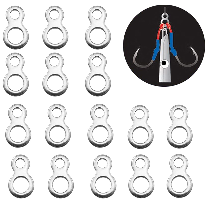10-50Pcs Stainless Steel Fishi - Fishing Equipment And Tools 评论和价格