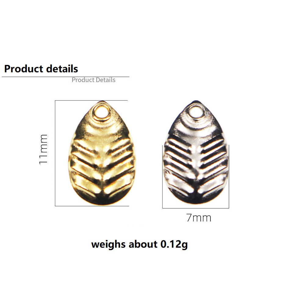 50Pcs/lot DIY Fishing Spinner  - Fishing Equipment Tackle 评论和价格