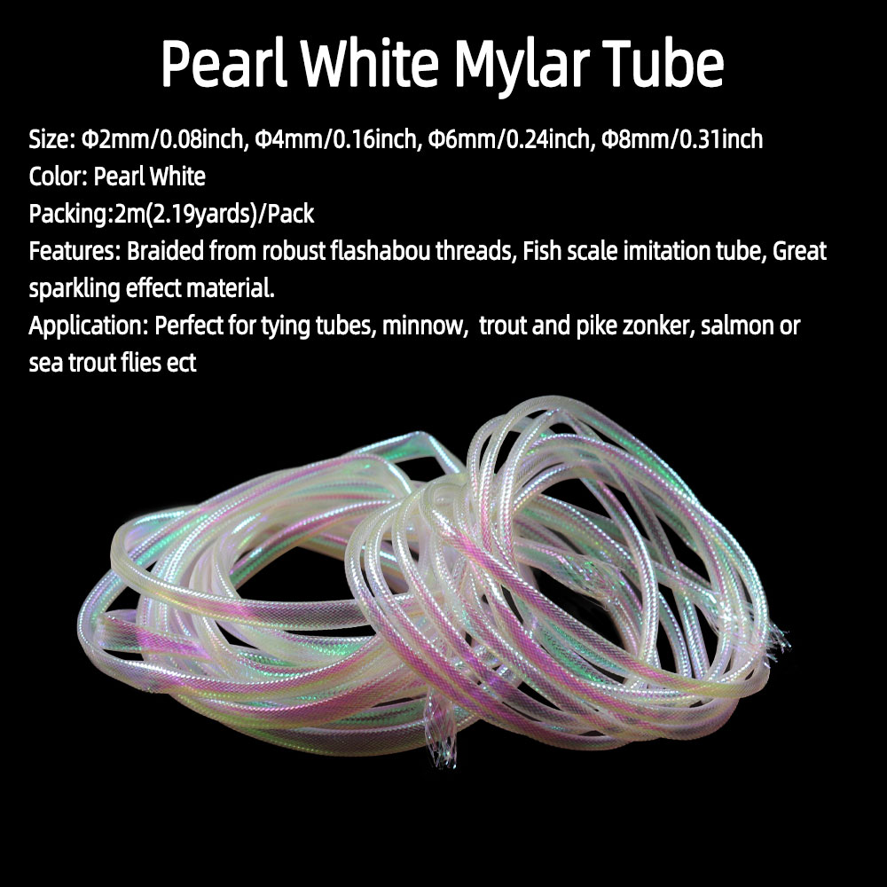 4/8m Braided Pearl White Mylar - Fishing Equipment Bundle 评论和价格