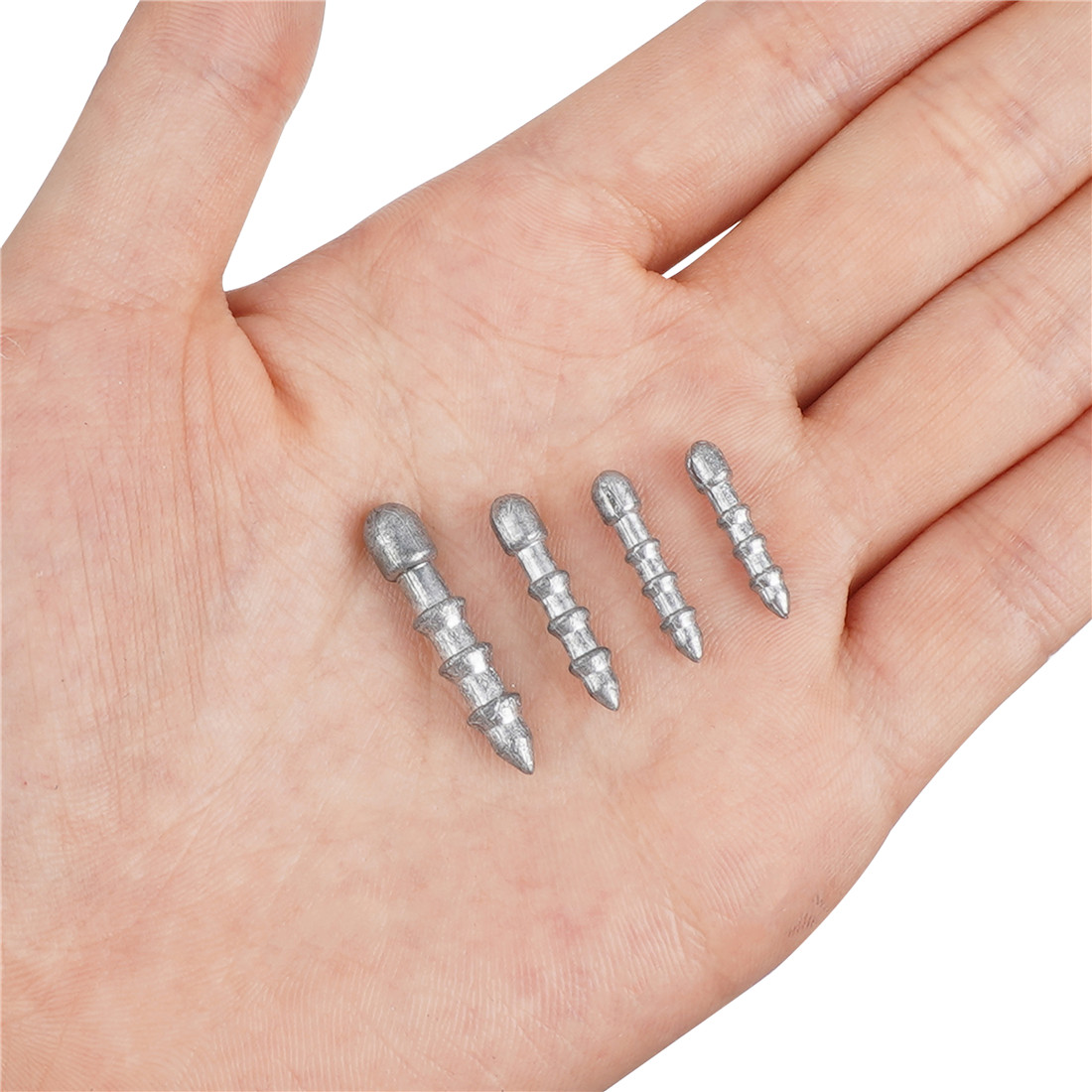 60PCS Nail weights Worm Fishin - Fishing Equipment Tackle 评论和价格