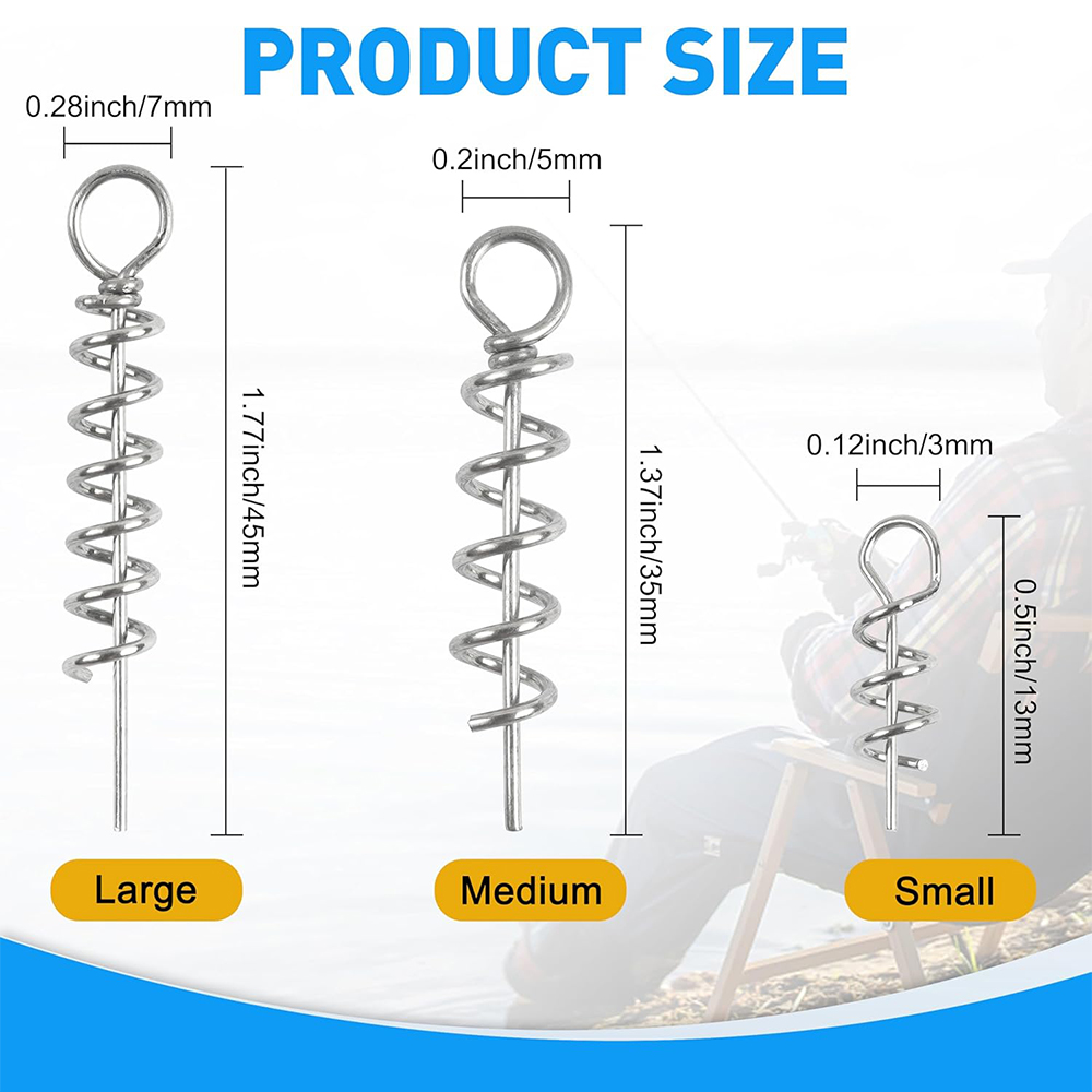 50Pcs Spring Twist Lock Fishin - Fishing Equipment Tackle 评论和价格