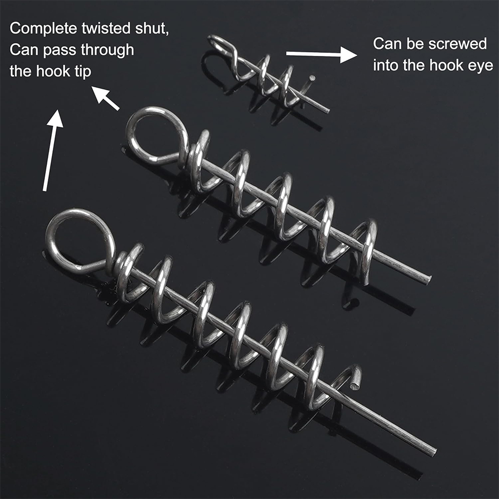 50Pcs Spring Twist Lock Fishin - Fishing Equipment Tackle 评论和价格