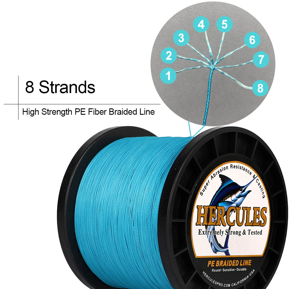 Hercules 8 Strand Braided 10-1 - Fishing Equipment Bundle 评论和价格