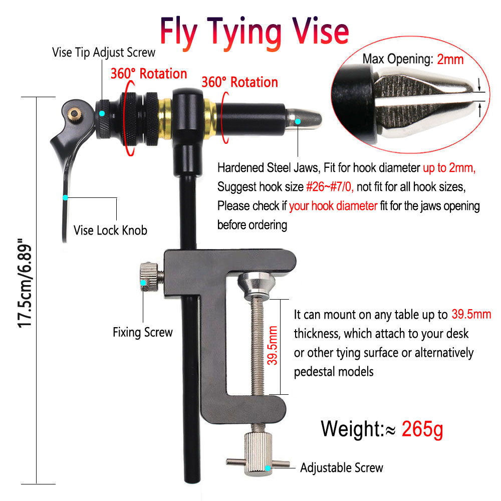 Bimoo 360° Rotation C-Clamp Fl - Fishing Equipment Fly 评论和价格