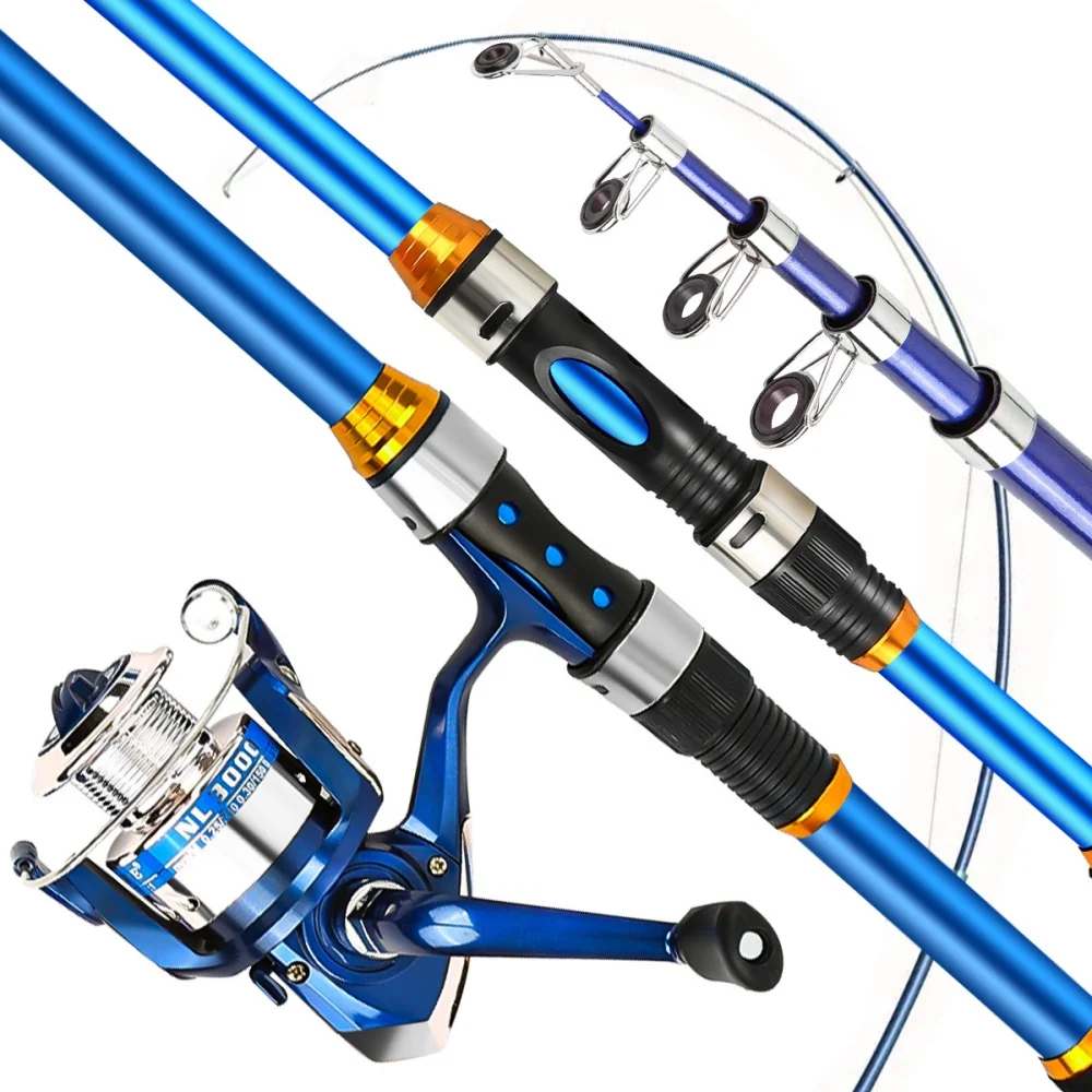 2.1-3.6M Telescopic Glass Fibe - Fishing Equipment For Kids 评论和价格