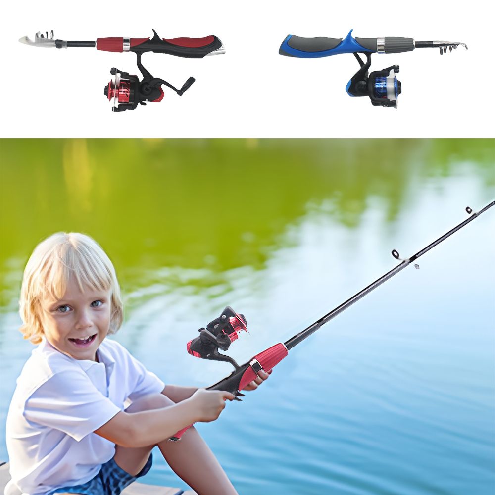 Kids Fishing Pole Set Fishing  - Fishing Equipment For Kids 评论和价格