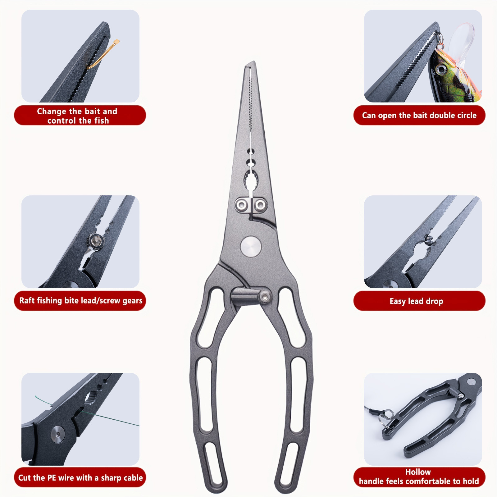 Fishing Pliers and Fish Grippe - Fishing Equipment Parts 评论和价格